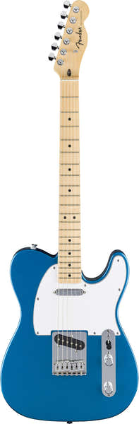 Standard Telecaster MN Golpeador blanco Azul agua marina metálico