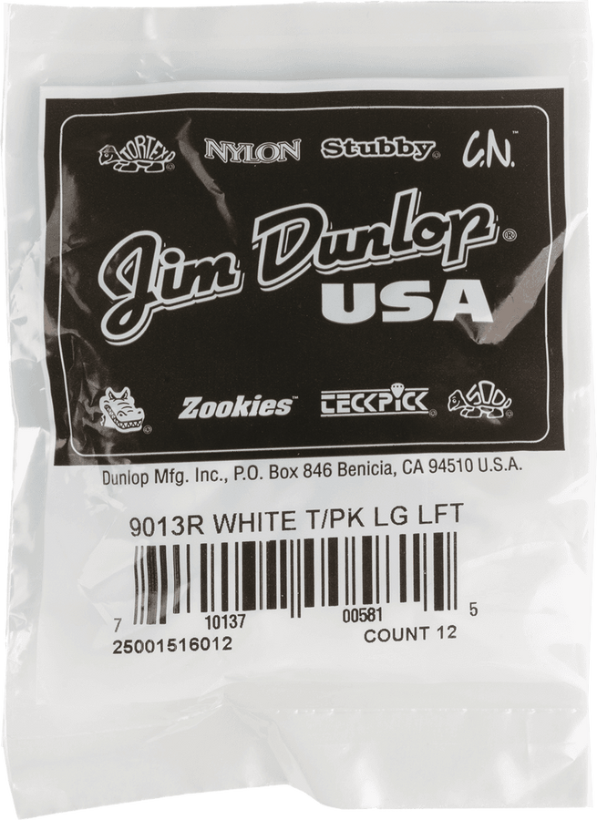 12 x Thumbpick LH White Large