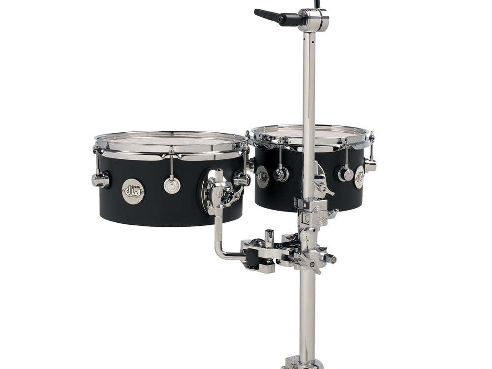 CONCERT TOM 8 x 5" 10 x 5" DESIGN BLACK SATIN