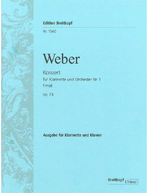 Weber - Concerto No. 1 In F Minor Op. 73 - Clarinette et Piano