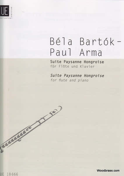Bartok B. - Suite Paysanne Hongroise - Flute et Piano