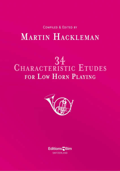 Hackleman M. - 34 Characteristic Etudes For Low Horn Playing