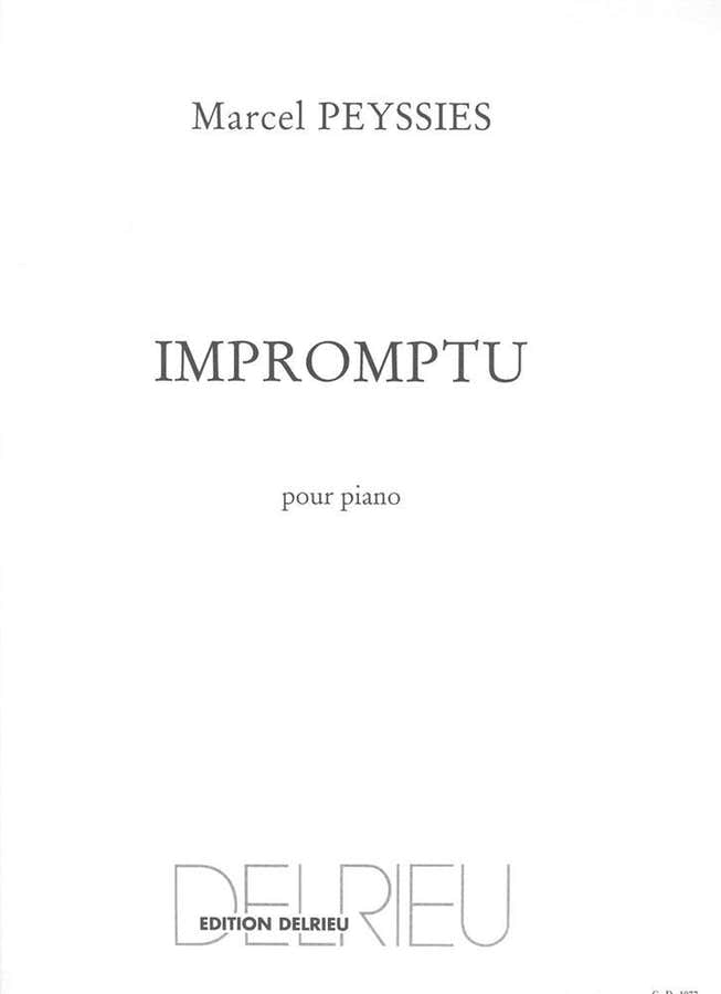 Peyssies Marcel - Impromptu - Piano