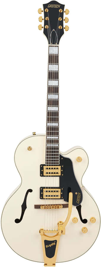 G2420TG Streamliner cuerpo hueco Bigsby LTD LRL Blanco vintage