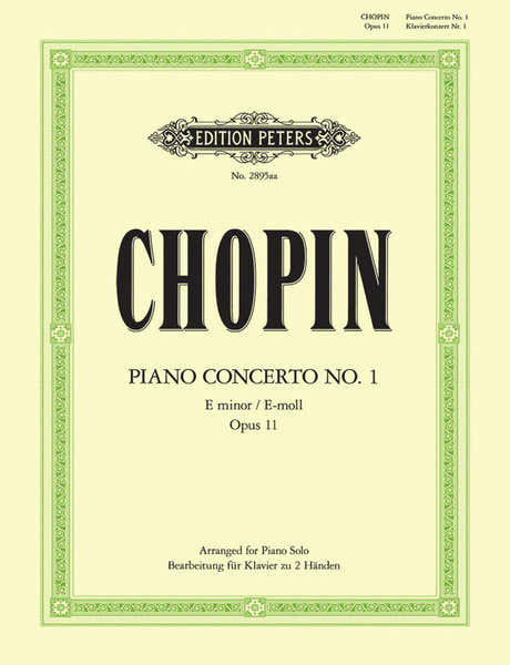 Chopin Frederic - Concerto No.1 In E Minor Op.11 - Piano Solo