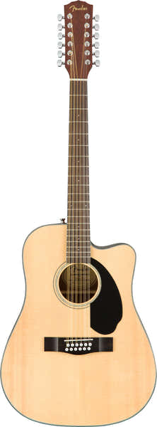 Fender Cd-60Sce 12 Dreadnought Wn Natural