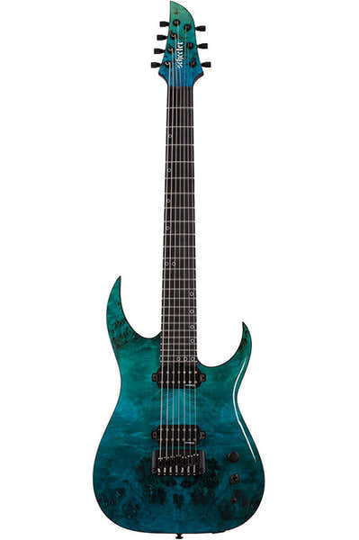 Schecter Km-7 Mkiii Artista Keith Merrow Firma Degradado Laguna