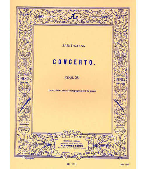 SAINT-SAENS CAMILLE - CONCERTO OP.20