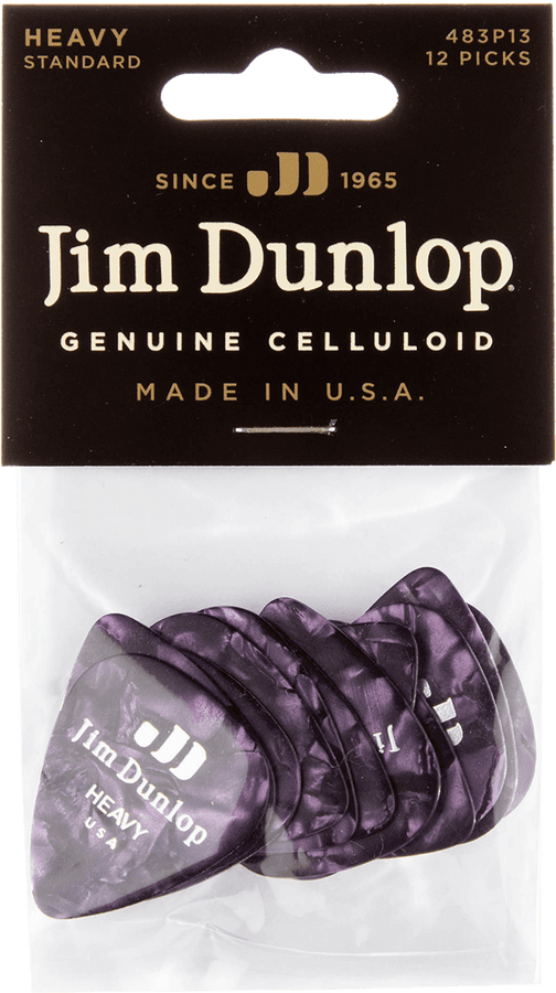 12 x Celuloide grueso Perloide morado