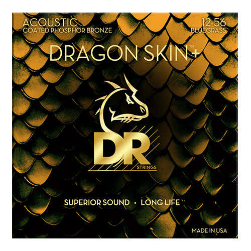 12-56 Dragon Skin+ Bronce fosforado recubierto Bluegrass