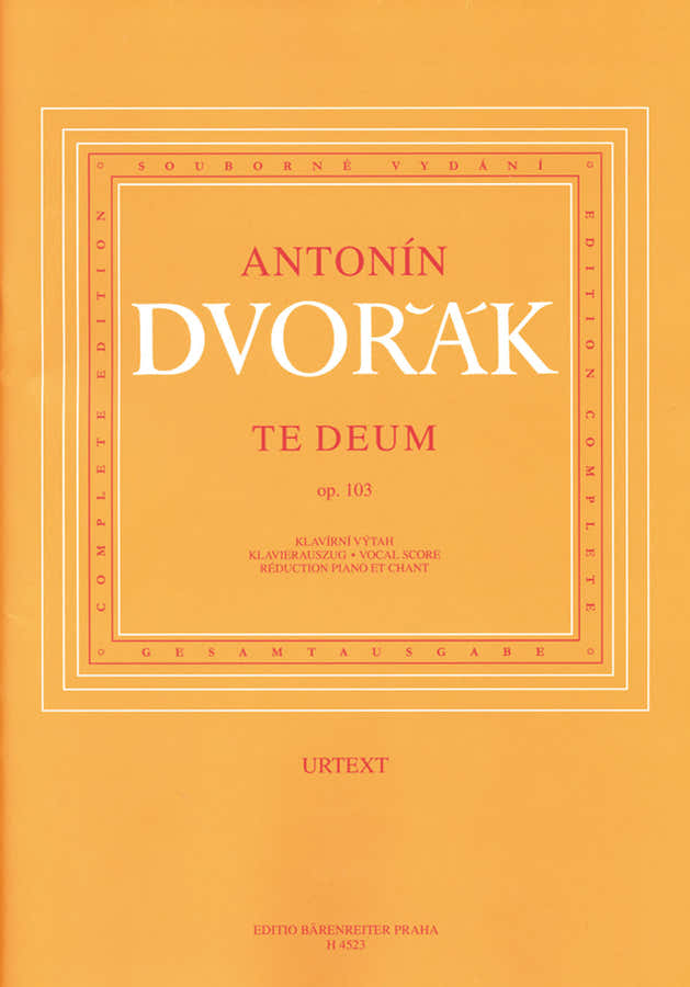 Dvorak A. - Te Deum - CHANT-piano