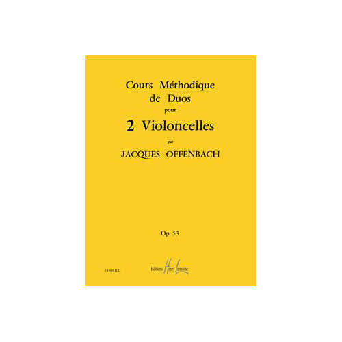 Offen - Cours Duos Vclles Op.53 - 2 Violoncelles