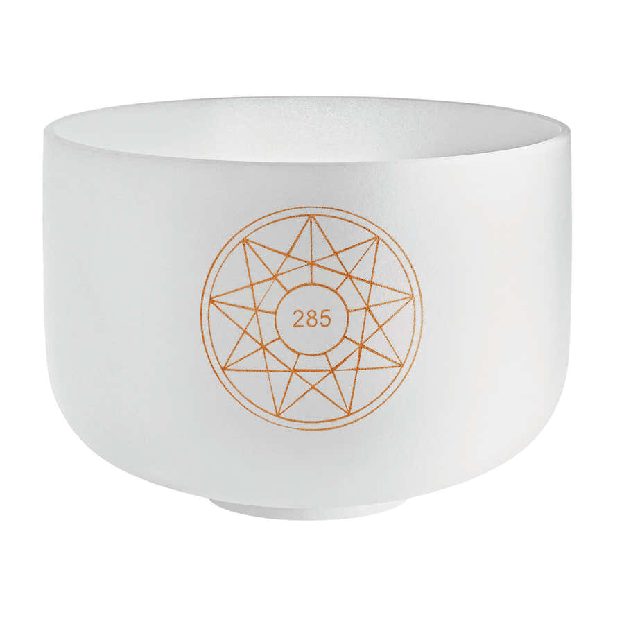 MEINL SONIC ENERGY SOLFEGGIO CRYSTAL SINGING BOWL 12" 285 HZ NOTE C#4