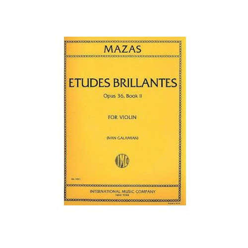 Mazas Jacques Fereol - Estudios brillantes Op.36 Vol.2 (Galamian)