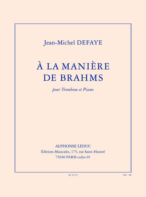À la manière de brahms