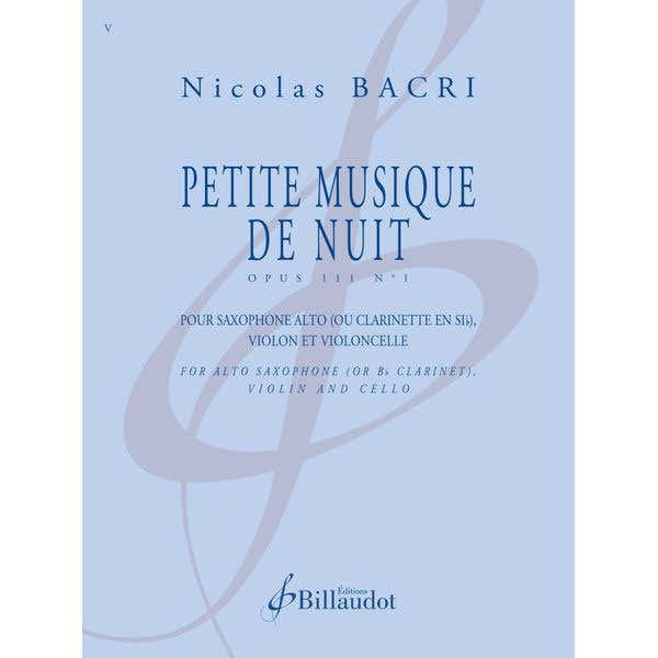 Bacri Nicolas - Petite Musique De Nuit Opus 111 N° 1
