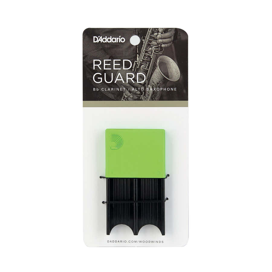SAX REED GUARD - GREEN