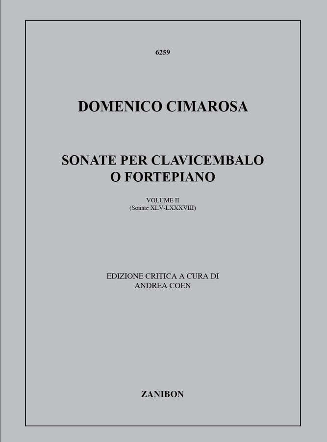 CIMAROSA D. - SONATE VOL. 2 (45/88) - CLAVECIN
