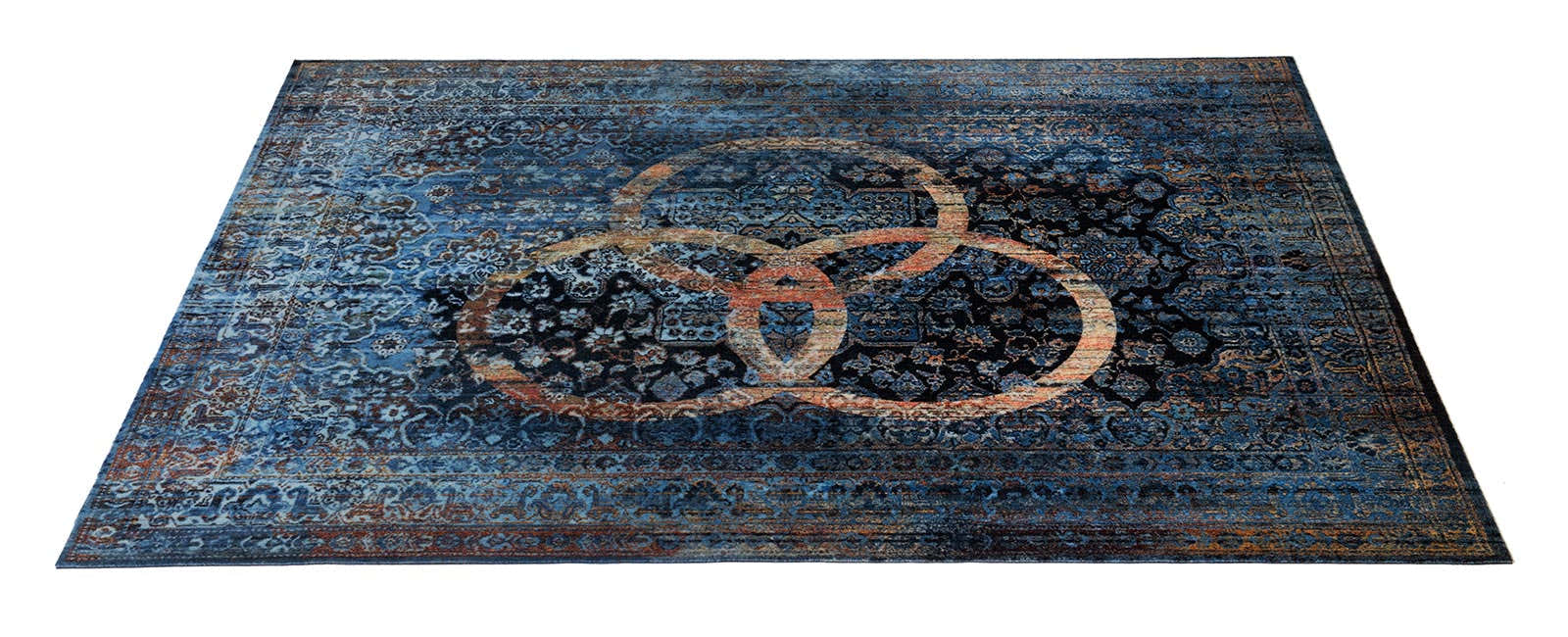 Alfombra Vintage Persian 1.85 X 1.60M Antideslizante - Bonzo
