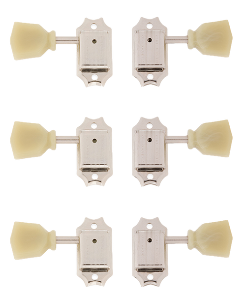 PARTS DELUXE REISSUE-STYLE TUNER SET NICKEL