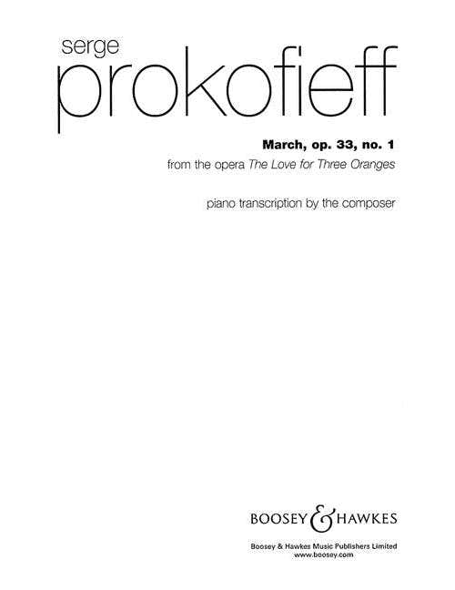 Prokofieff - March Op. 33/1 - Piano