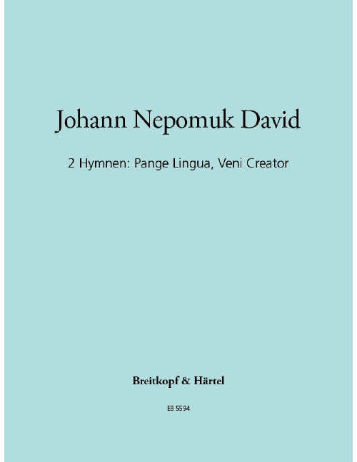 D - 2 Hymnen: Pange Lingua Veni Creator - Orgue