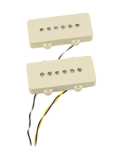 Juego de pastillas CuNiFe/cobalto Jazzmaster cromadas