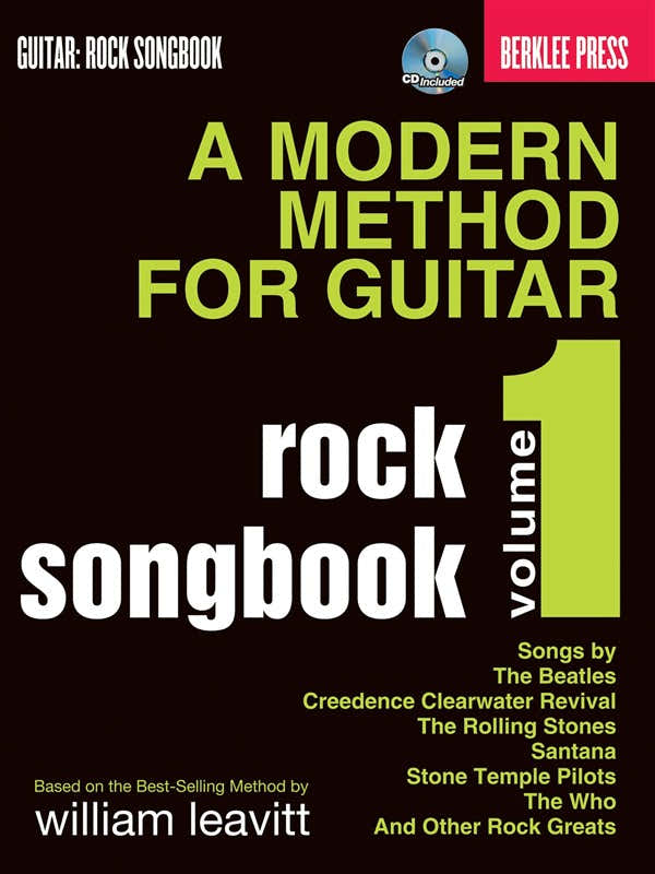 Berklee Press A Modern Method Guitar Rock Songbook Volume 1 + CD - Guitar
