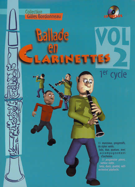 BALLADE EN CLARINETTE VOL.2 1ER CYCLE + CD