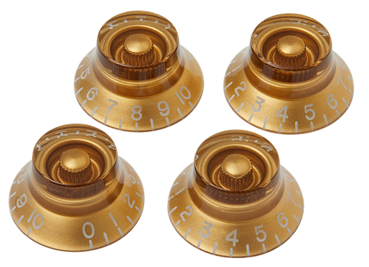 Piezas De Repuesto Perillas Top Hat Doradas Pack De 4