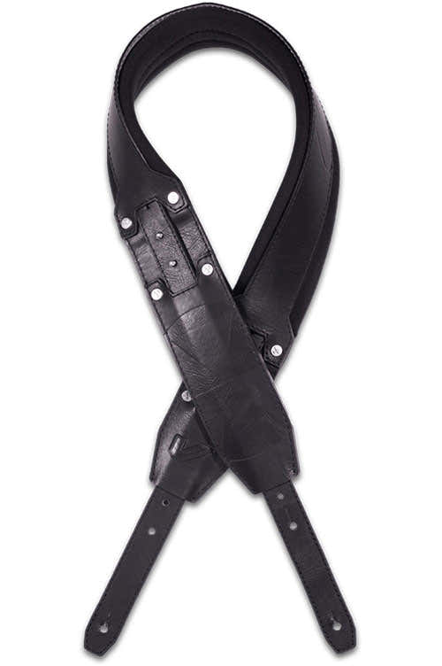 Recoil David Ellefson Signature - Correa 4 cm de neopreno y cuero vegano - Negro