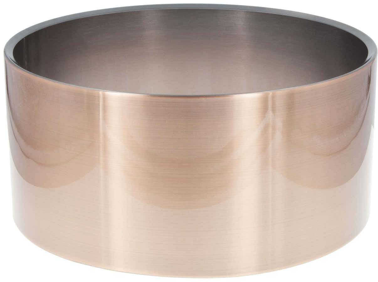 Sbbc14065St 14" X 6.5" Casco De Latón Con Acabado De Cobre Cepillado Caja