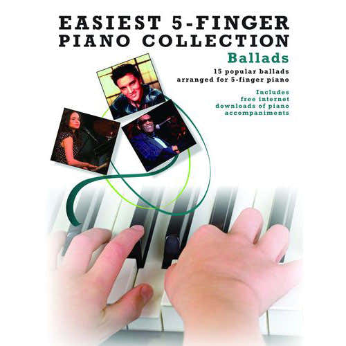 Colección de piano de 5 dedos más fácil Baladas