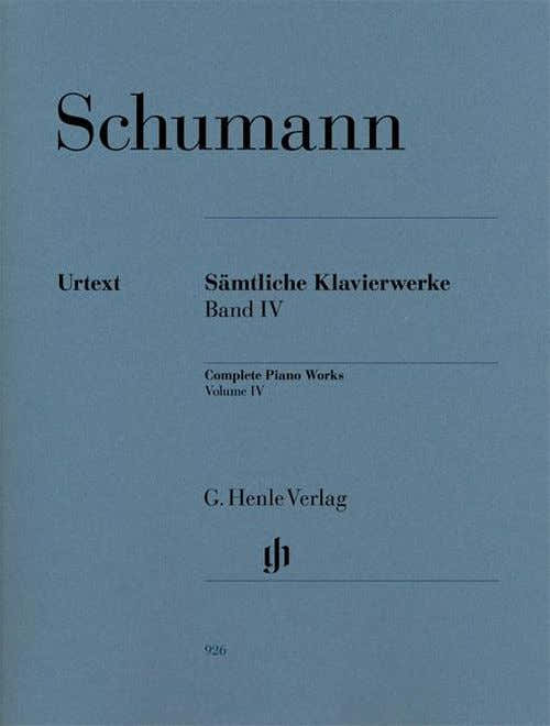 SCHUMANN R. - COMPLETE PIANO WORKS VOLUME IV