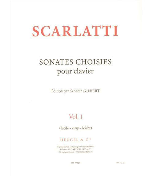 Heugel SCARLATTI DOMENICO - SONATES CHOISIES POUR CLAVECIN - VOL.1