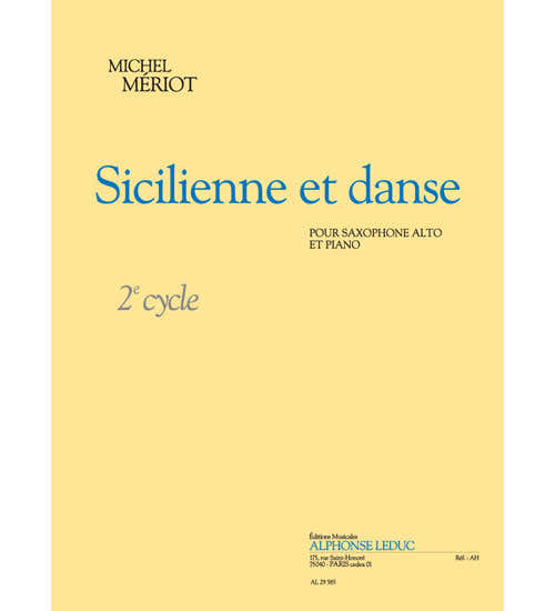 Siciliana y Danza