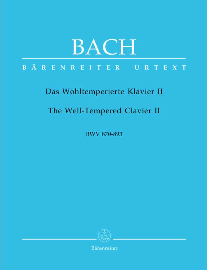 J.S. - Das Wohltemperierte Klavier Ii Bwv 870-893 - Clavecin