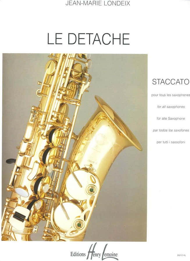 Londeix J.M. - Detache (staccato) - Saxophone