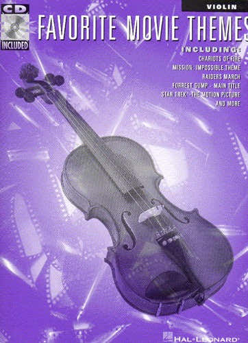 FAVORITE MOVIE THEMES + CD - VIOLIN