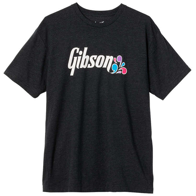 "M" Camiseta Floral Logo (Gris oscuro)