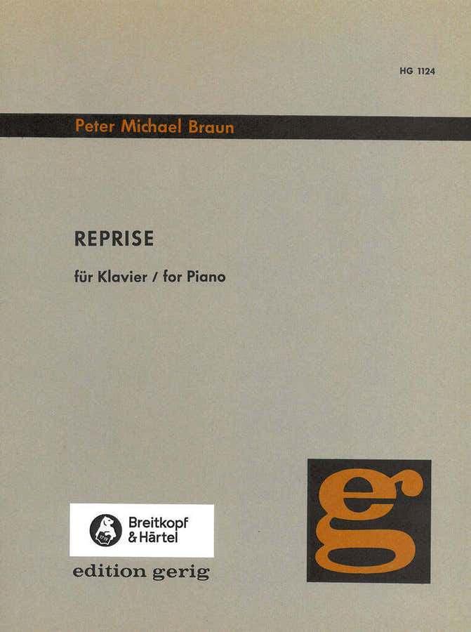 Braun Peter Michael - Reprise - Piano