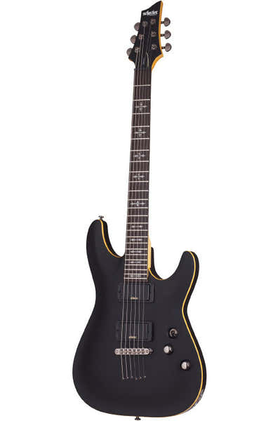 Demon 6 Negro satinado envejecido