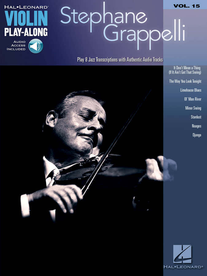 VIOLIN PLAY ALONG VOLUME 15 STEPHANE GRAPPELLI VIOLIN + AUDIO TRACKS - VIOLIN
