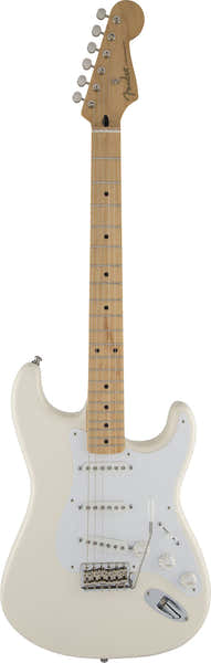 Stratocaster de firma Jimmie Vaughan MN Tex-Mex Blanco olímpico
