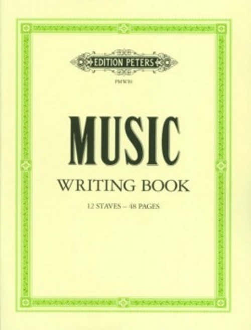 Cuaderno de Música 12 Pentagramas