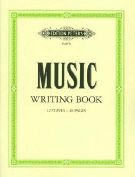 Cuaderno de Música 12 Pentagramas
