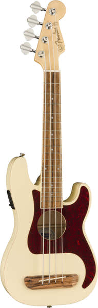 Precision Bass Fullerton Uke WN Blanco Olímpico