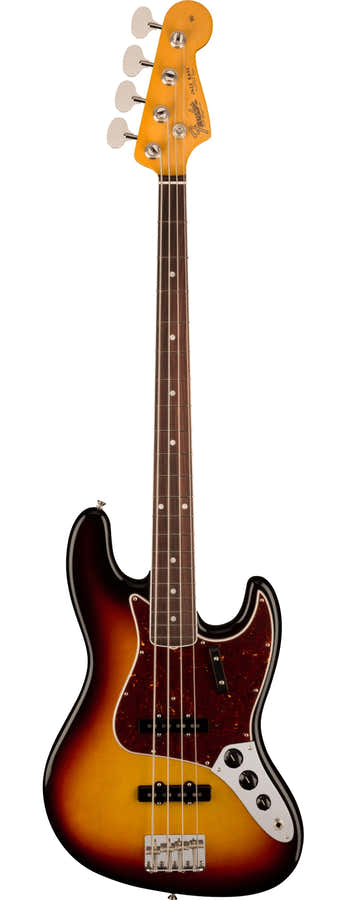 Jazz Bass 1966 American Vintage II RW Sunburst de 3 colores