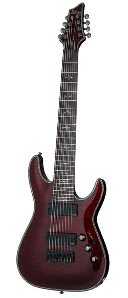 Schecter C-8 Hellraiser Cerezo negro