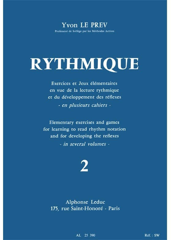 Rythmique Exercices et jeux - Vol. 2